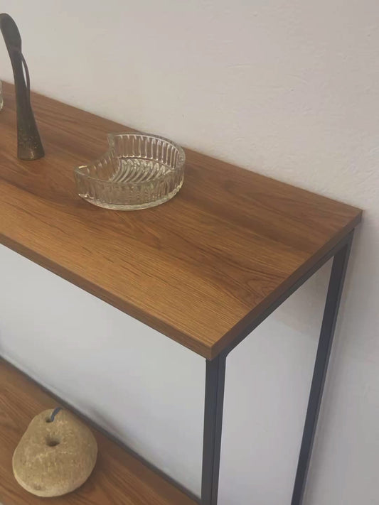 Pack Salon Industriel (Console + Meuble TV + Table basse)