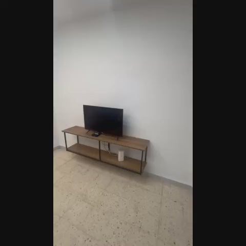 Meuble TV Industriel – Bois & Métal (150 cm)