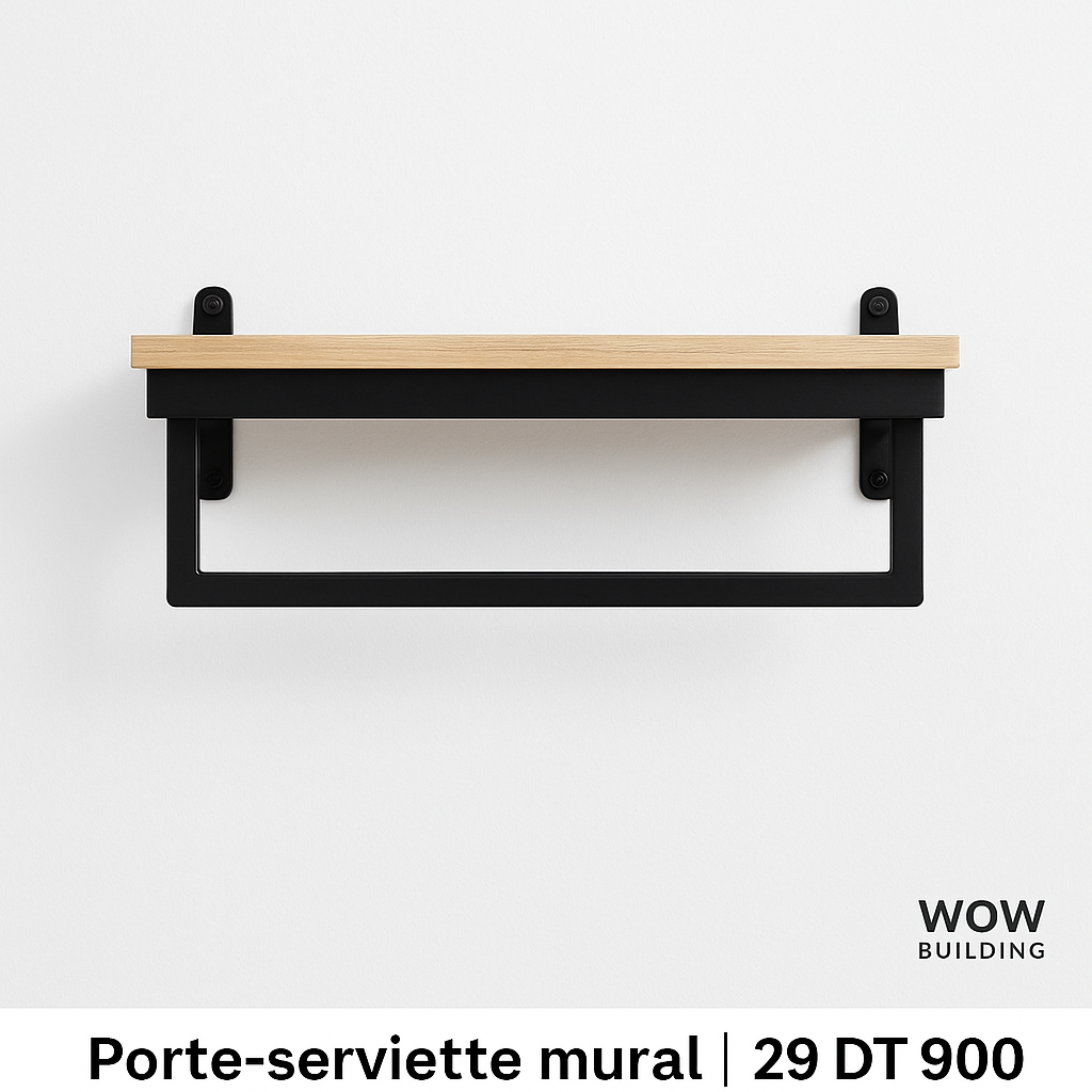 Porte-serviette mural
