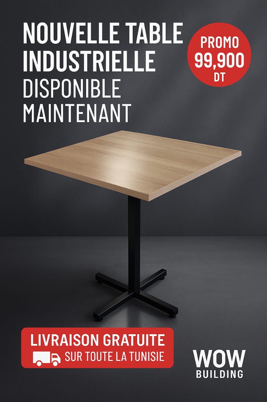 Table MDF industriel