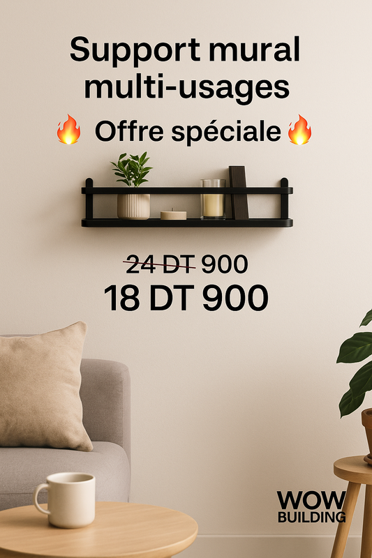 Support mural multi-usages